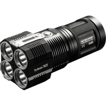 Nitecore TM28 Tiny Monster Rechargeable LED Flashlight, Without Batteries