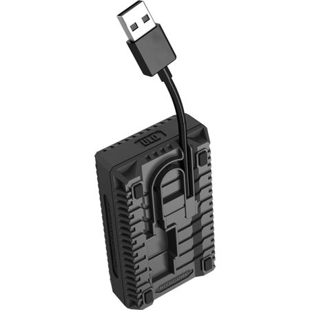 Nitecore ULQ Digital USB Travel Charger for Leica BP-DC12 Battery