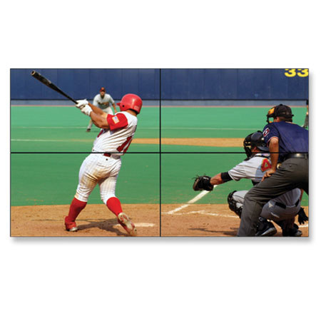 NEC MultiSync X462UN-TMX4D 46" Ultra-Narrow 2x2 TileMatrix Video Wall Solution