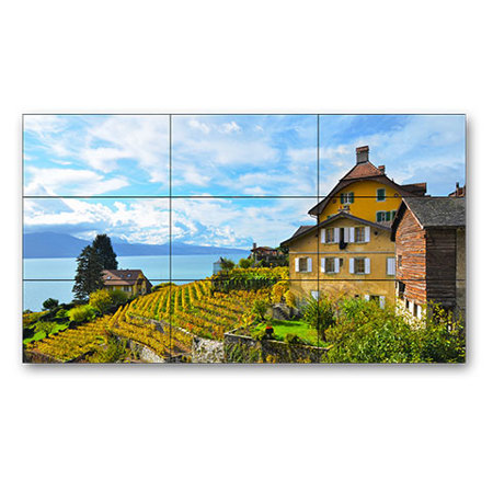 NEC X464UNV-TMX9P 46" Ultra-Narrow 3x3 LED TileMatrix Video Wall Solution Bundle