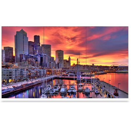 NEC X551UN-TMX9P 55" Ultra-Narrow 3x3 TileMatrix Video Wall Solution