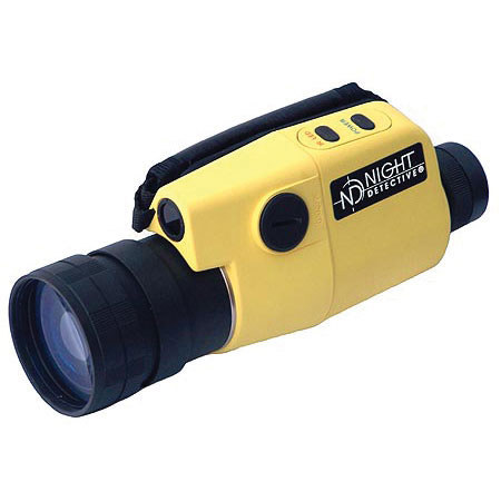 Night Detective Argo 5 Night Vision Monocular, 5x, 100% Waterproof, Yellow (Generation 1+ Image Intensifier Tube)