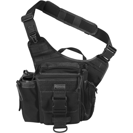 Maxpedition Jumbo Versipack Concealed Carry Bag, Black Ballistic Nylon