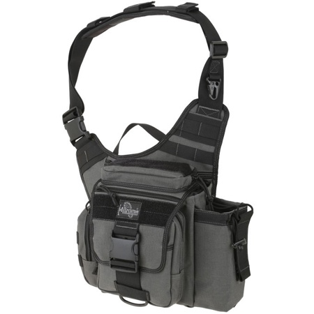 Maxpedition Jumbo S-Type Versipack Concealed Carry Bag, Left Side, Black