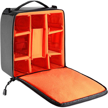 Neewer NB-PT Camera Carrying Case, Black/Orange