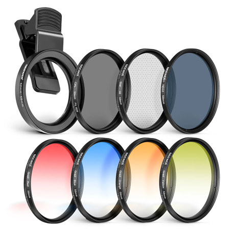 Neewer Clip-On Filters Kit for Phone and Camera, 7-Pack
