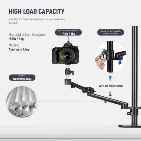 Neewer DS007 Desktop Overhead Camera Mount Rig 10102920