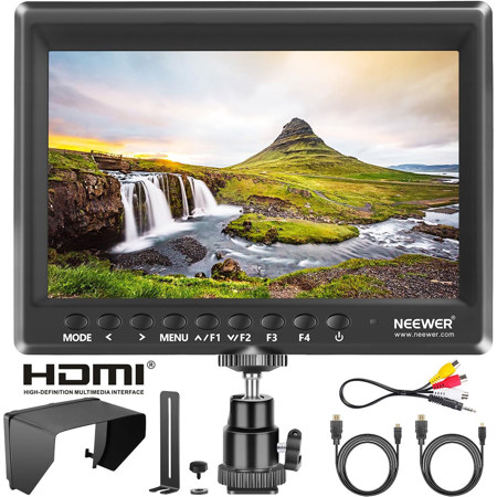 Neewer F100 7" HD IPS Camera Field Monitor, Supports HDMI