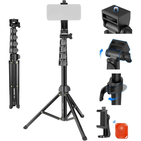 Neewer BASICS TS03 Travel Tripod and Selfie Stick with Bluetooth Remote for Smartphones