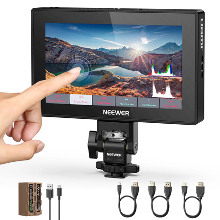 Neewer F500 PRO 5.5" Full HD IPS Touchscreen Camera Field Monitor, Supports 4K HDMI