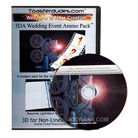 NewTek "Educational Version" Wedding Event Ammo Pak for 3D Arsenal Creation Theatre for Windows (Note: See Qualifying Details)