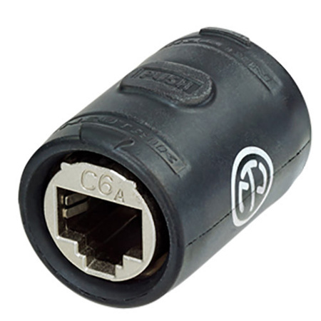 Neutrik NE8FFX6-W etherCON CAT 6A Feedthrough Coupler