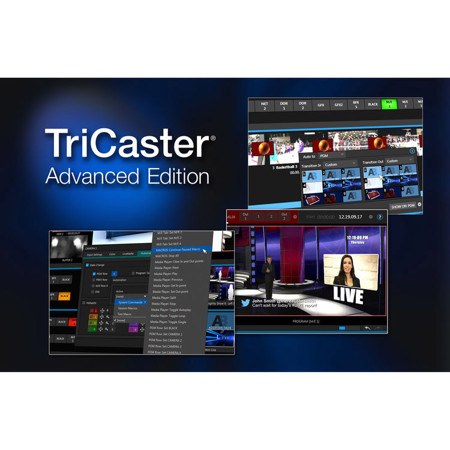 NewTek Advanced Edition Educational Software Bundle, TriCaster Advanced Edition