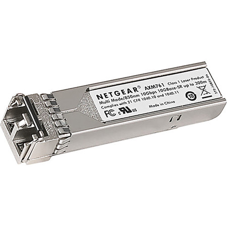 Netgear ProSafe AXM761 10GBase-SR SFP+ LC GBIC Multi-Mode Fiber Transceiver