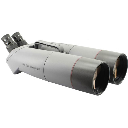 Newcon Optik 28x100 Big Eye ED Weather Proof Roof Prism Observation Binocular with 2.5 Degree Angle of View, 16mm Eye Relief, Multicoated, Individual Focus