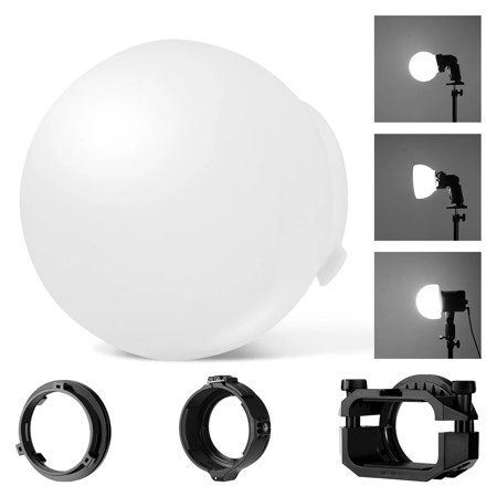 Neewer CRS6 Collapsible Diffusion Dome with 3x Adapter Rings
