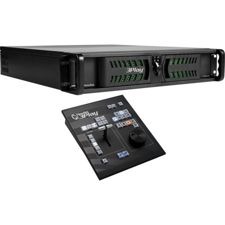 NewTek 3Play 3P1 IP Replay System with 425 CS, 3RU Redundant Power, Demo