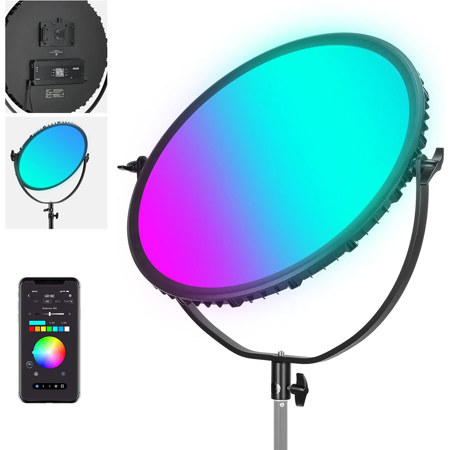 Neewer GR18C 18" 65W Round RGB LED Panel Light