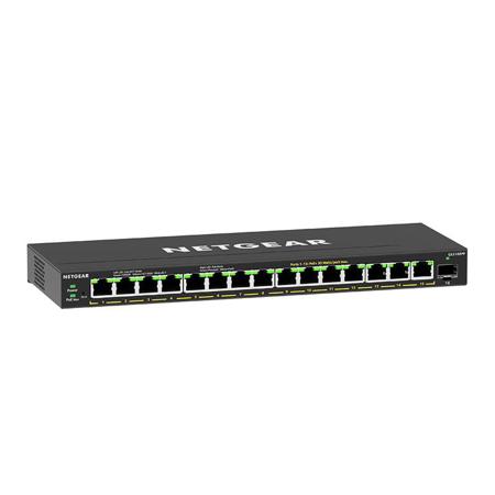 Netgear GS316EPP 16-Port 231W High-Power PoE+ Gigabit Ethernet Plus Managed Switch with 1 SFP Port