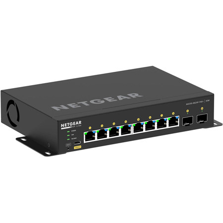 Netgear AV Line M4250-8G2XF-PoE+ 8-Port 220W PoE+ GbE Managed Switch w/2x SFP+
