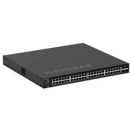 Netgear AV Line M4350-48G4XF 48-Port 236W PoE+ GbE Managed Network Switch