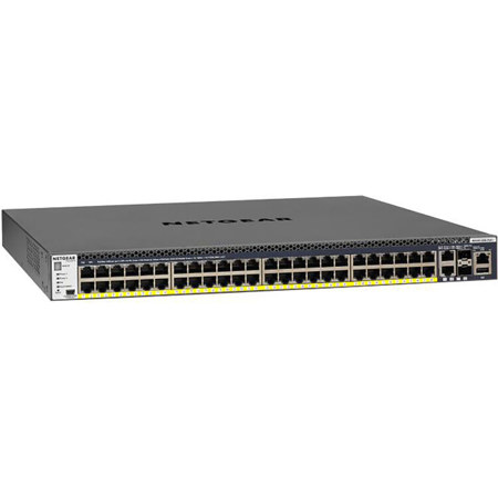 Netgear M4300-52G-POE+ 48-Port 591W PoE+ GbE Managed Network Switch