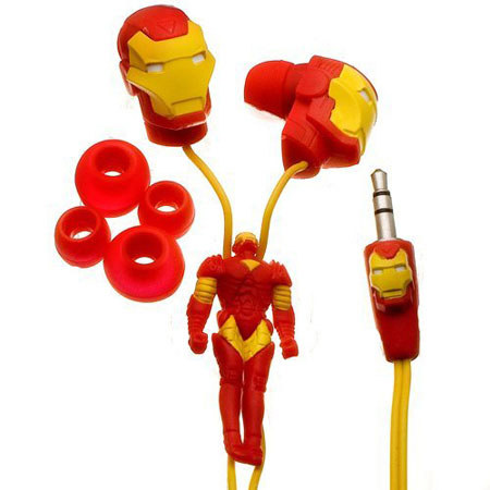 Ihip Digital Iron Man 3D Sculpted Classic Headphones