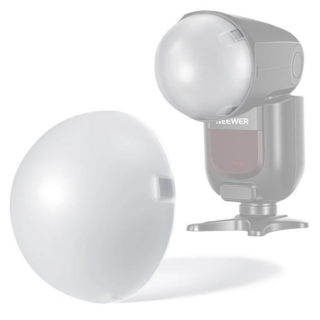 Neewer M12 Magnetic Diffusion Dome for Z1 and Z2 Series Round Head Flashes