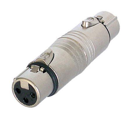 Neutrik NA3FF XLR 3-Pole XLR Female to XLR Female Adapter