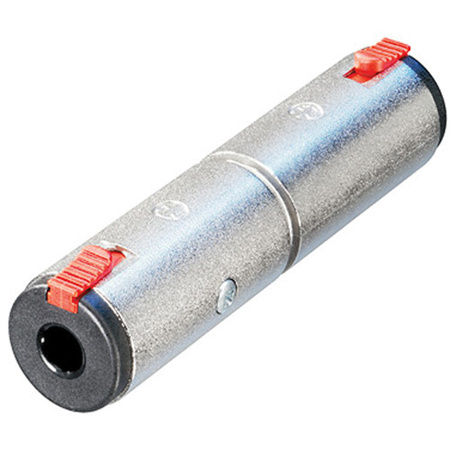 Neutrik NA3JJ Stereo 1/4" Locking Jack to Stereo 1/4" Locking Jack Adapter