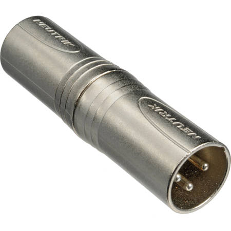 Neutrik NA3MM 3-Pole XLR Male to 3-Pole XLR Male Adapter