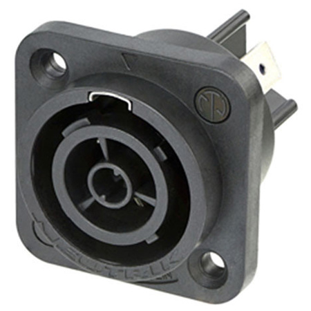 Neutrik NAC3FPX-TOP powerCON TRUE1 Appliance Outlet Female Connector, Black