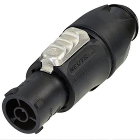 Neutrik NAC3FX-W-TOP powerCON TRUE1 Lockable Female Cable Connector, Black