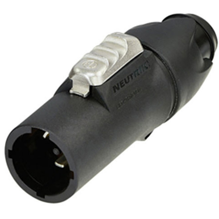 Neutrik NAC3MX-W-TOP powerCON TRUE1 Lockable Male Cable Connector, Black