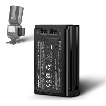 Neewer NB-Z1 19.24Wh 7.4V 2600mAh Rechargeable Lithium-ion Battery for Z Series Flashes
