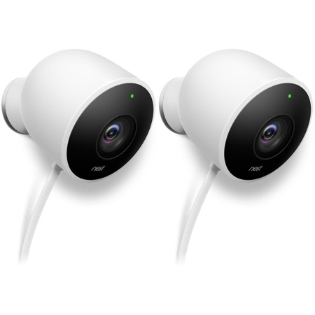 Google Nest Cam Outdoor Security Camera - 2-Pack