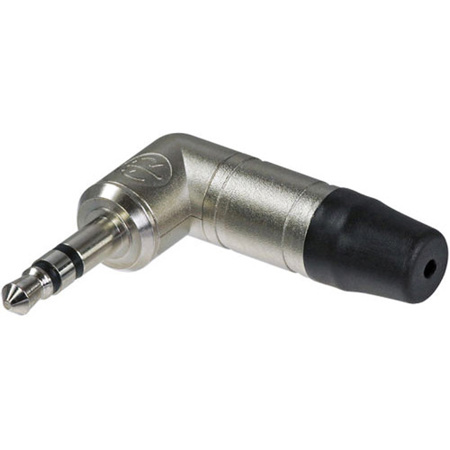 Neutrik NTP3RC 3-Pole 3.5 mm Right Angle Male Plug, Nickel Contacts