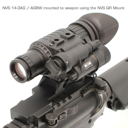 Newcon Optik Quick Release Weapon Mount with Accutorque Wheel for NVS-14