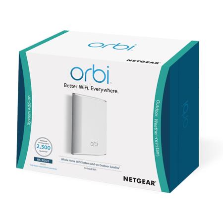 Netgear Orbi AC3000 Outdoor Wireless Satellite Add-On for Orbi Wi-Fi System