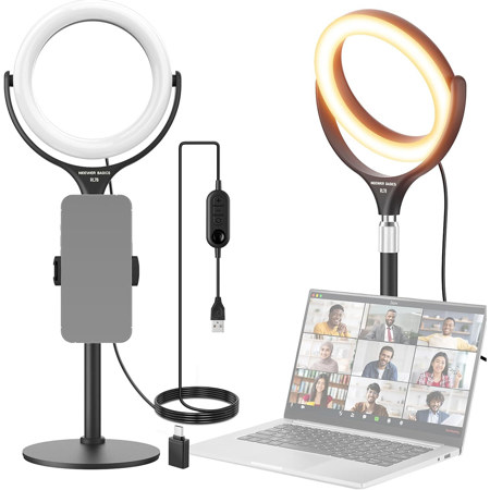 Neewer BASICS RL7B 7" 10W Bi-Color LED Desktop Ring Light