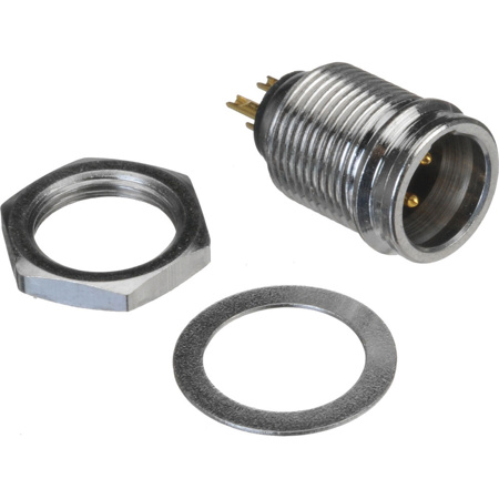 Neutrik Rean RT3MP 3-Pole TINY XLR Male Connector, Nickel Shell, Gold Contacts