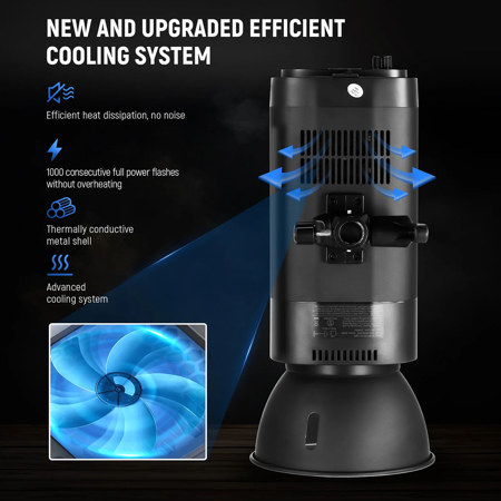 Neewer S102-400W PRO 400Ws 2.4G Studio Flash Monolight 2-Light Kit