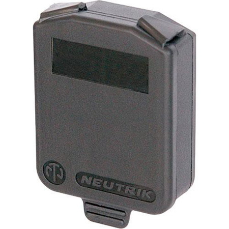 Neutrik SCDX Hinged Cover for D-Size Chassis-Black