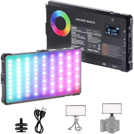 Neewer BASICS SL90C 8W RGB LED Panel Light