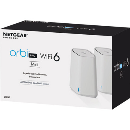 Netgear Orbi Pro SXK30 AX1800 Dual-Band Wi-Fi 6 Mini Mesh