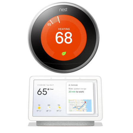 Google Nest Learning Thermostat (3rd Generation) - Stainless Steel