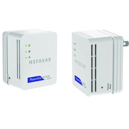 Netgear Powerline Nano Adapter, 500 Set