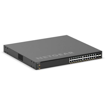 Netgear AV Line M4350-24X4V 24-Port 576W PoE+ Multi-GbE Managed Network Switch
