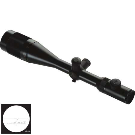 Nightforce Optics 8-32x56mm BR Benchrest Series Rifle Scope, Matte Black Finish with Illuminated NP-1RR Reticle, .125 MOA Adjustments, Adjustable Objective.