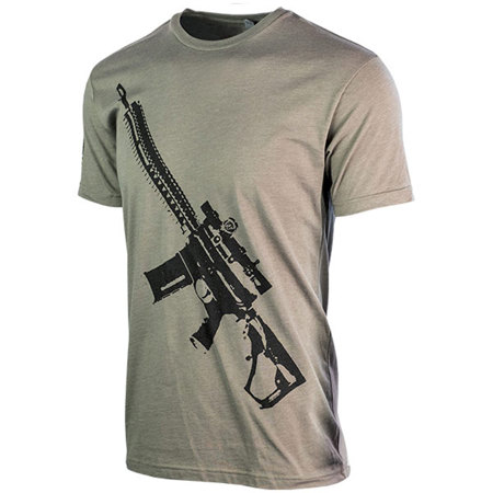 Nightforce Optics AR Themed T-Shirt, XXX-Large, Khaki